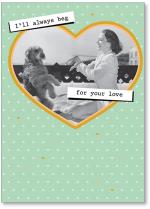Retro woman and dog