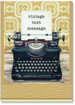 Retro typewriter