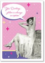 Glamourous woman