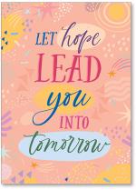 Colorful lettering on orange