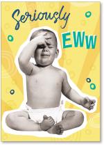 Photo baby slapping head