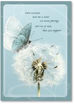 Photo butterfly on dandelion