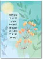 Pale turquoise botanicals