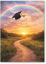 Path, Rainbow, Flying Cap