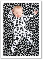 Baby In Cow Spot Sleeper