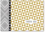 Gold and black triangles squares