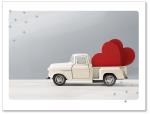 (PB) White toy pick-up truck