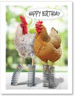 (PB) Chickens with springs on feet