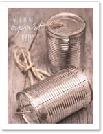 (PB) telephone string cans