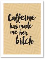 (PB) Caffeine chevron pattern on craft paper