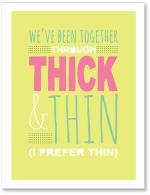 (PB) Thick and thin