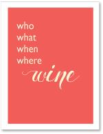 (PB) Who what when where Wine