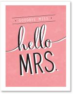 (PB) Goodbye Miss Hello Mrs