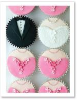 (PB) Wedding cupcakes