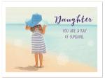 (PB) Little girl at the beach