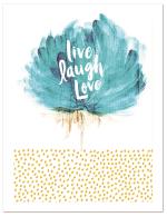 (PB) Live Laugh Love Flower Brushstrokes