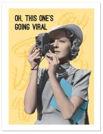 (PB) Retro woman taking picture