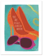 (PB) Shoes, sunglasses, necklace