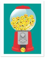 (PB) Gumball machine with emoji's