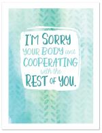 (PB) Blue and green lettering