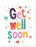 (PB) Get well with flowers, hearts, and stars