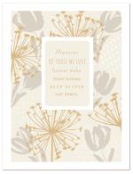 (PB) Scattered flowers with text panel