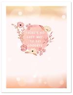 (PB) Pink circle with flowers