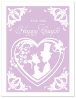 (PB) Silhouette couple in heart