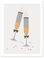(PB) champagne flutes