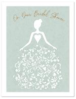 (PB) Silhouette bride in dress