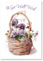 Basket Of Pansies