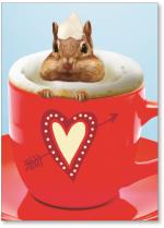 Chipmunk in cup