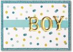 Boy polka dots and ribbon