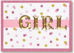 Girl polka dots and ribbon