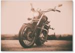 Motorcycle in the desert.