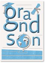 Grandson lettering with grad elements