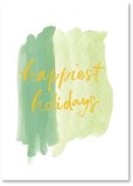 Green Watercolor Pattern