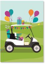 Golf cart decorated