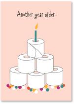 Toilet paper cake