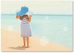 Little girl at the beach