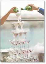 Wedding toast fountain