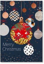 Christmas ornament decorative pattern