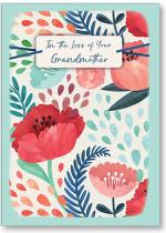 Flowers and title panel