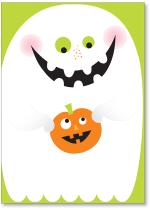 Ghost with Pumpkin