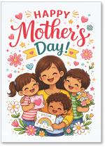 Kids Celebrating Mom