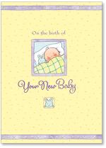 Baby & Bunny In Crib