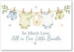 Clothesline with baby cloths
