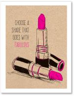 Pink lipstick